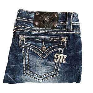 Miss Me JE5014B90R Medium Wash Boot Cut 31X31 (measures 31X30) Bling